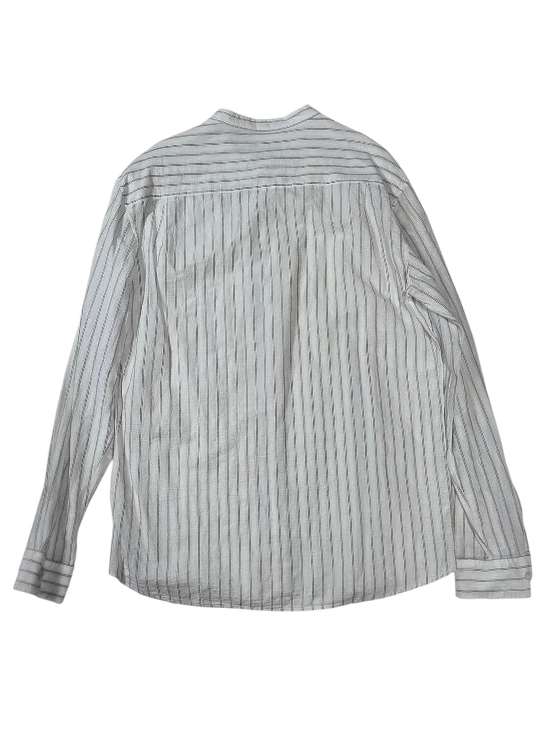 지오송지오 스트라이프 화이트 린넨혼방 셔츠 105 상품이미지4