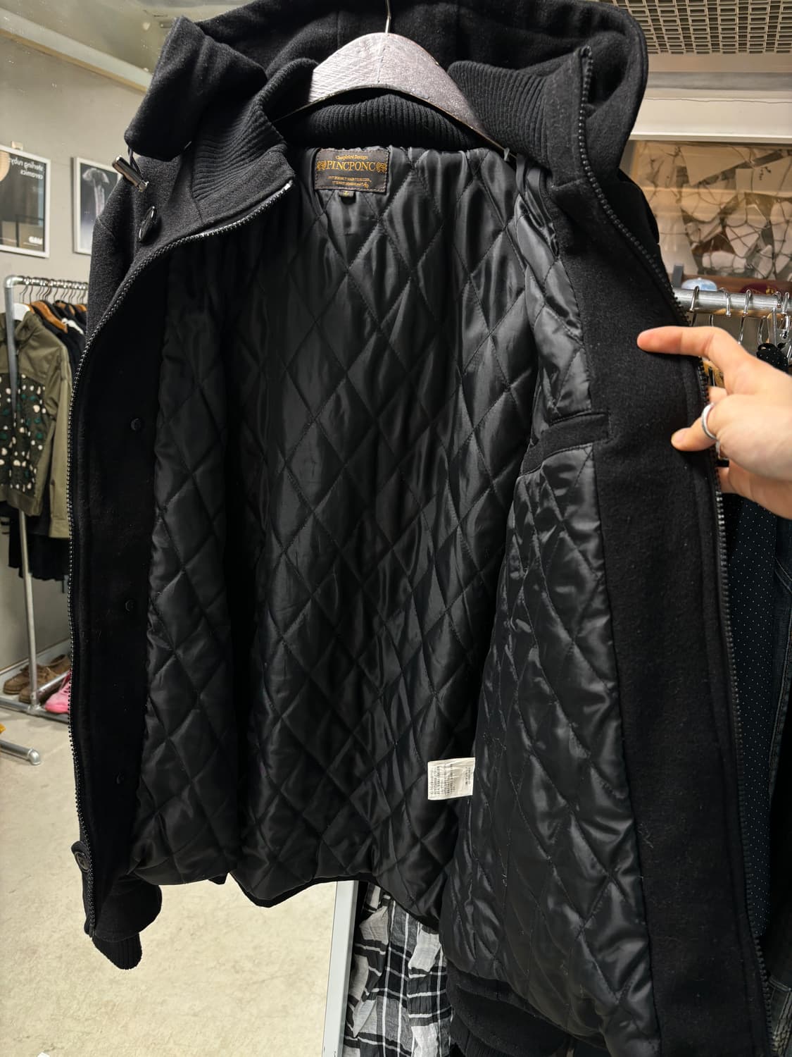 Pincponc 울 나폴레옹 후드 자켓 상품이미지6