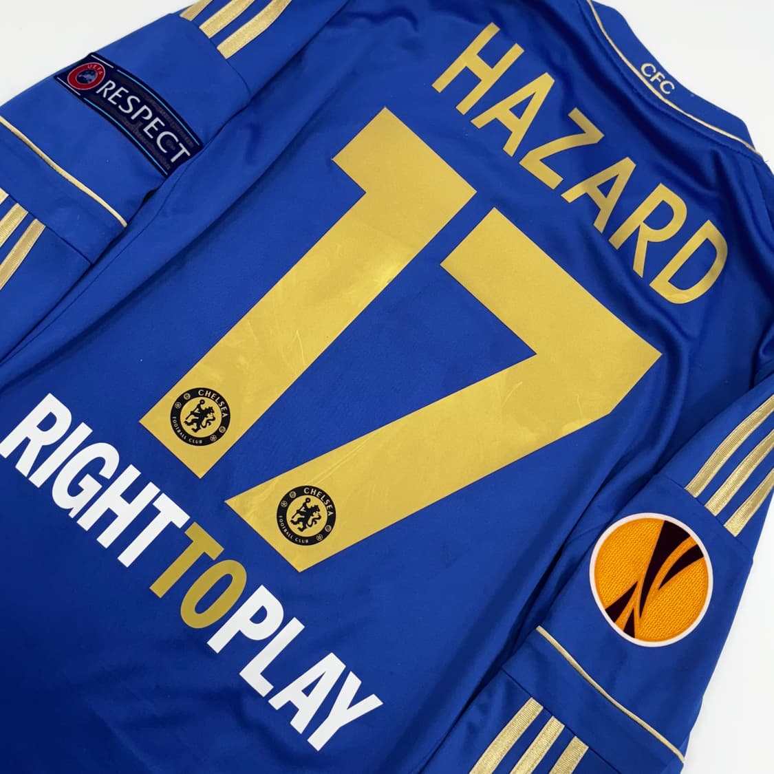 아디다스 12 13 첼시 홈 아자르 긴팔 유니폼 상품이미지4