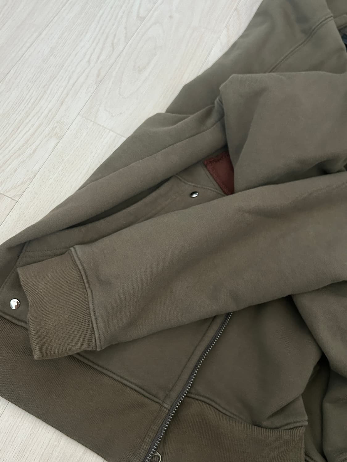 스모크어스타 카키 후드집업 1사이즈 상품이미지7