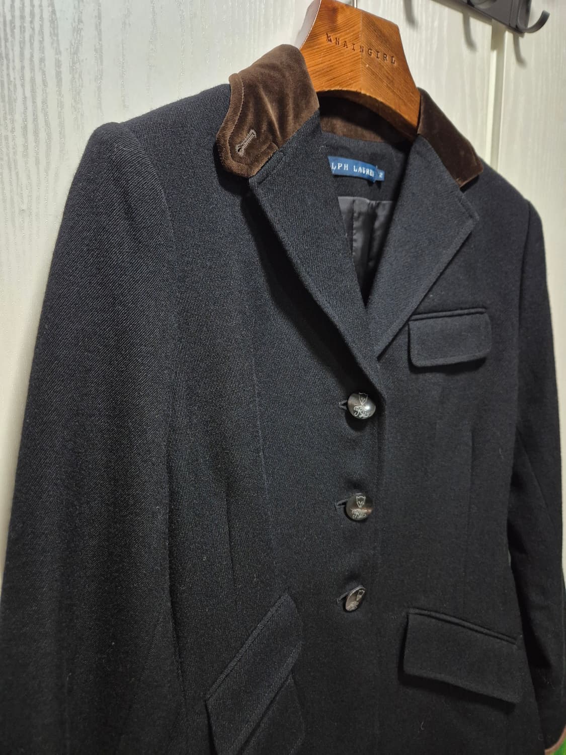 (세일) 랄프로렌 블랙 자켓 상품이미지5