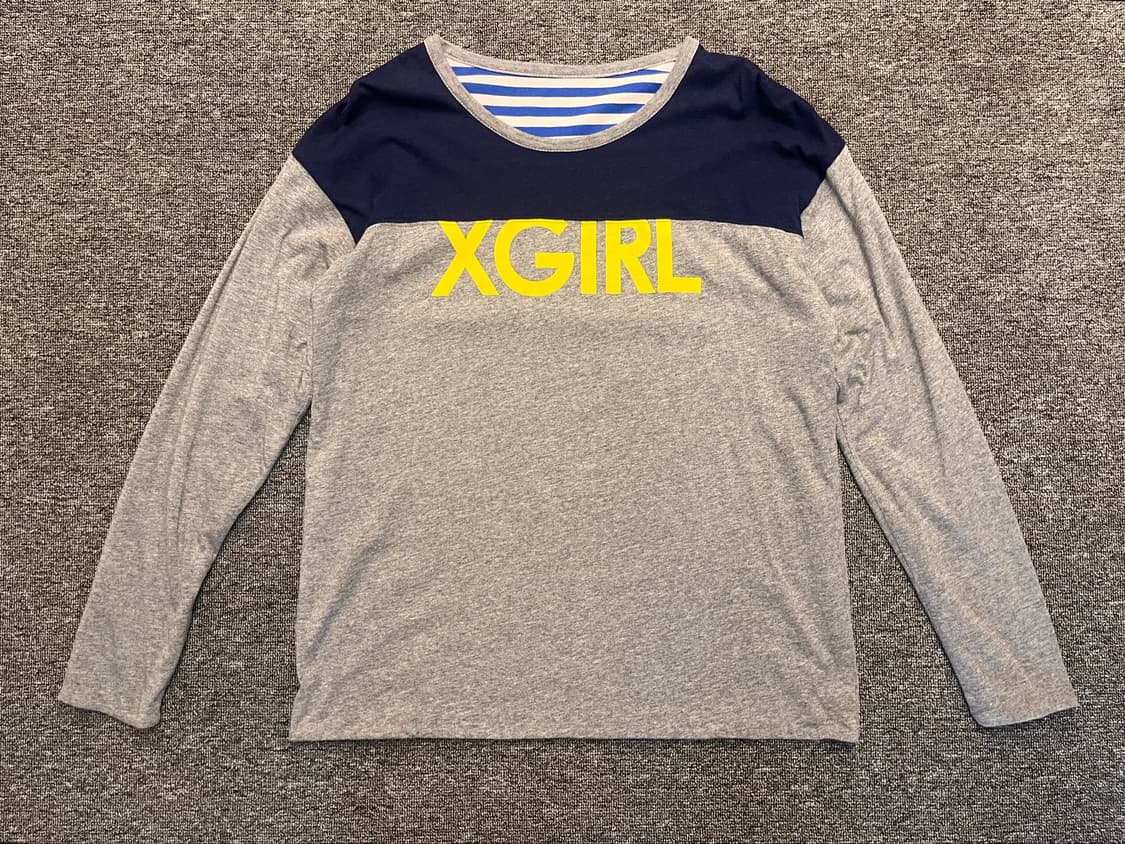 [66~77] X-GIRL 리버시블 롱슬리브  상품이미지1