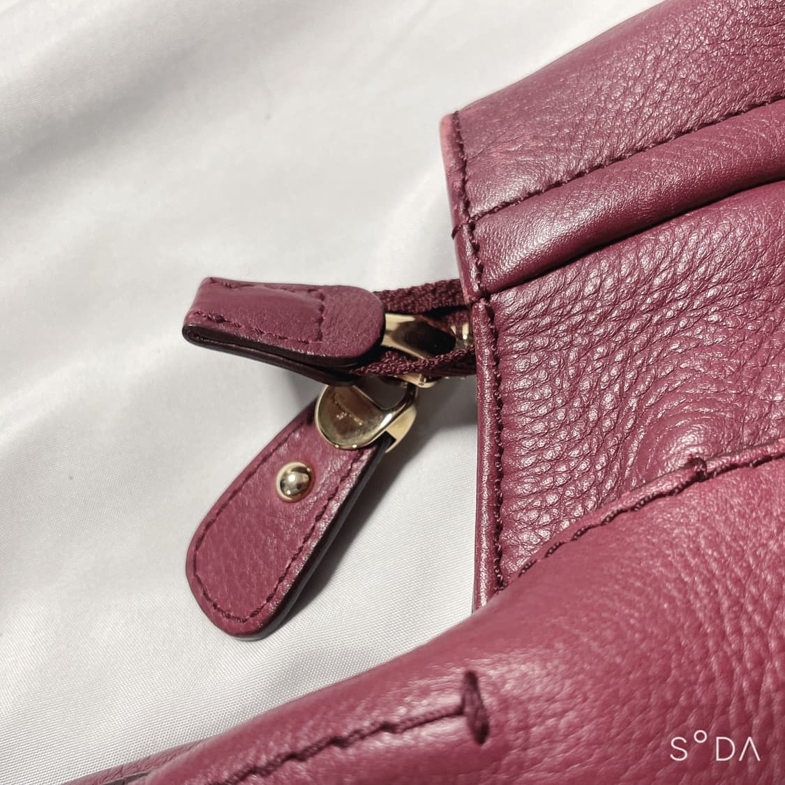 페라가모 간치니 레더 토트백 퍼플(자주) 상품이미지4