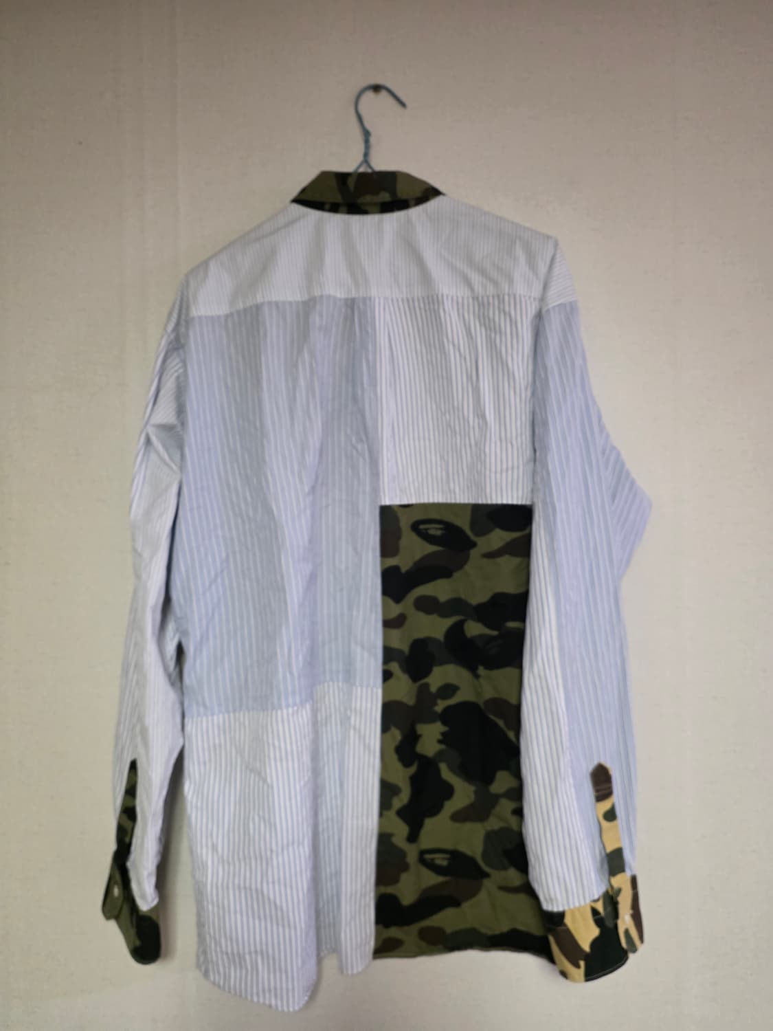 [XL]베이프 스트라이프 크레이지 카모  셔츠 상품이미지2