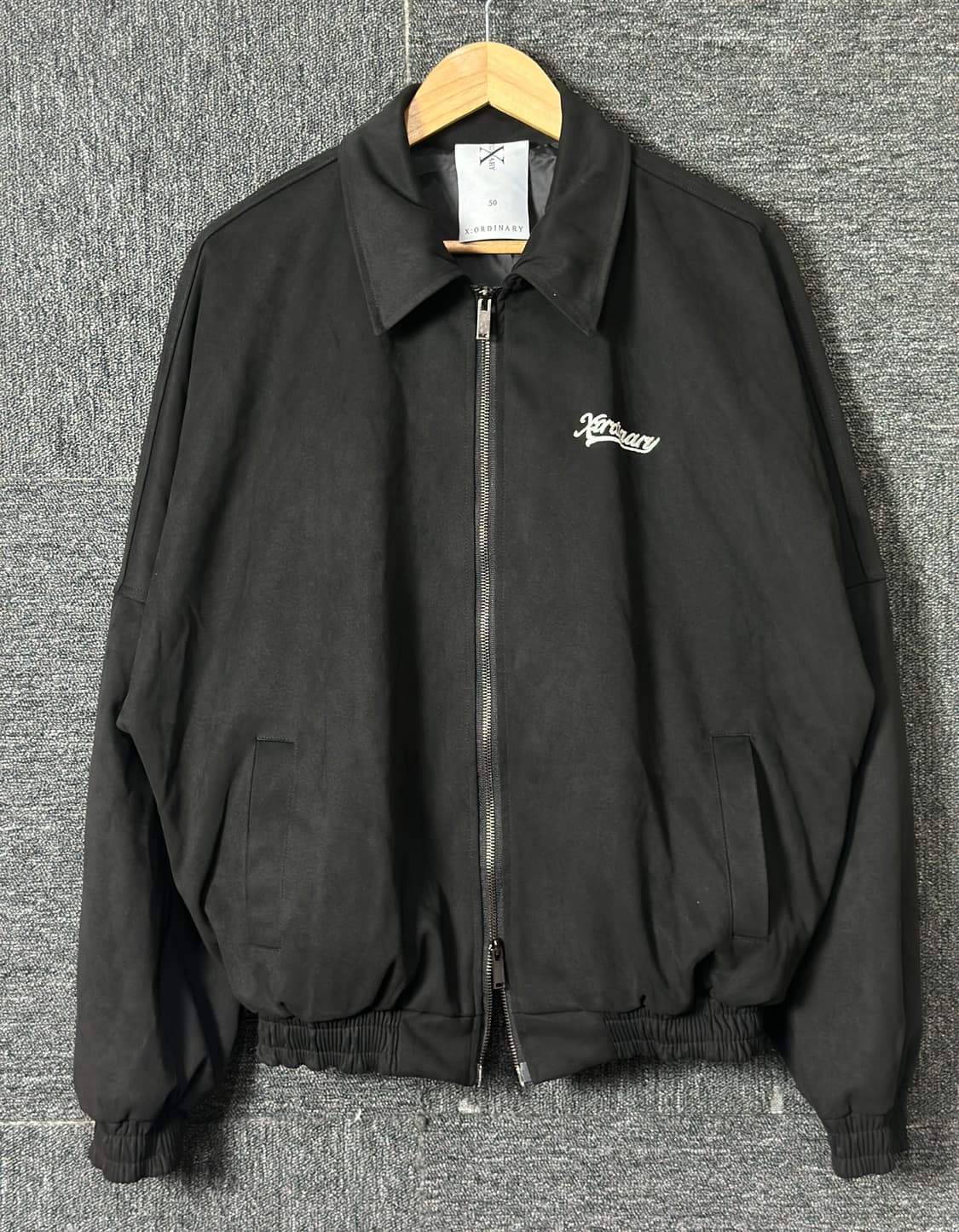 엑스오디너리(X:ORDINARY) 토끼 자수 스웨이드 워크 자 상품이미지1