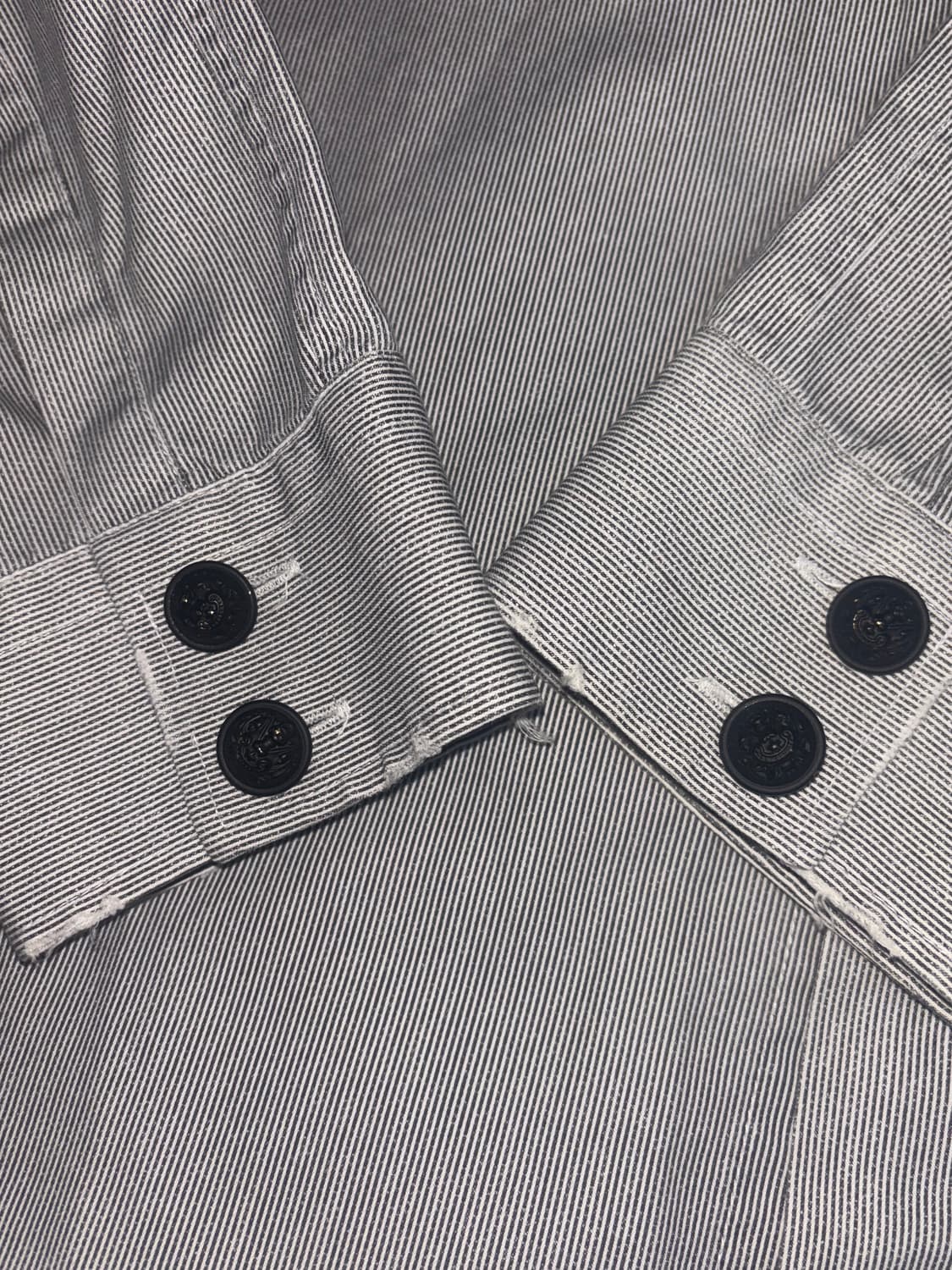 발망 스트라이프 밀리터리 견장 셔츠 48 상품이미지4