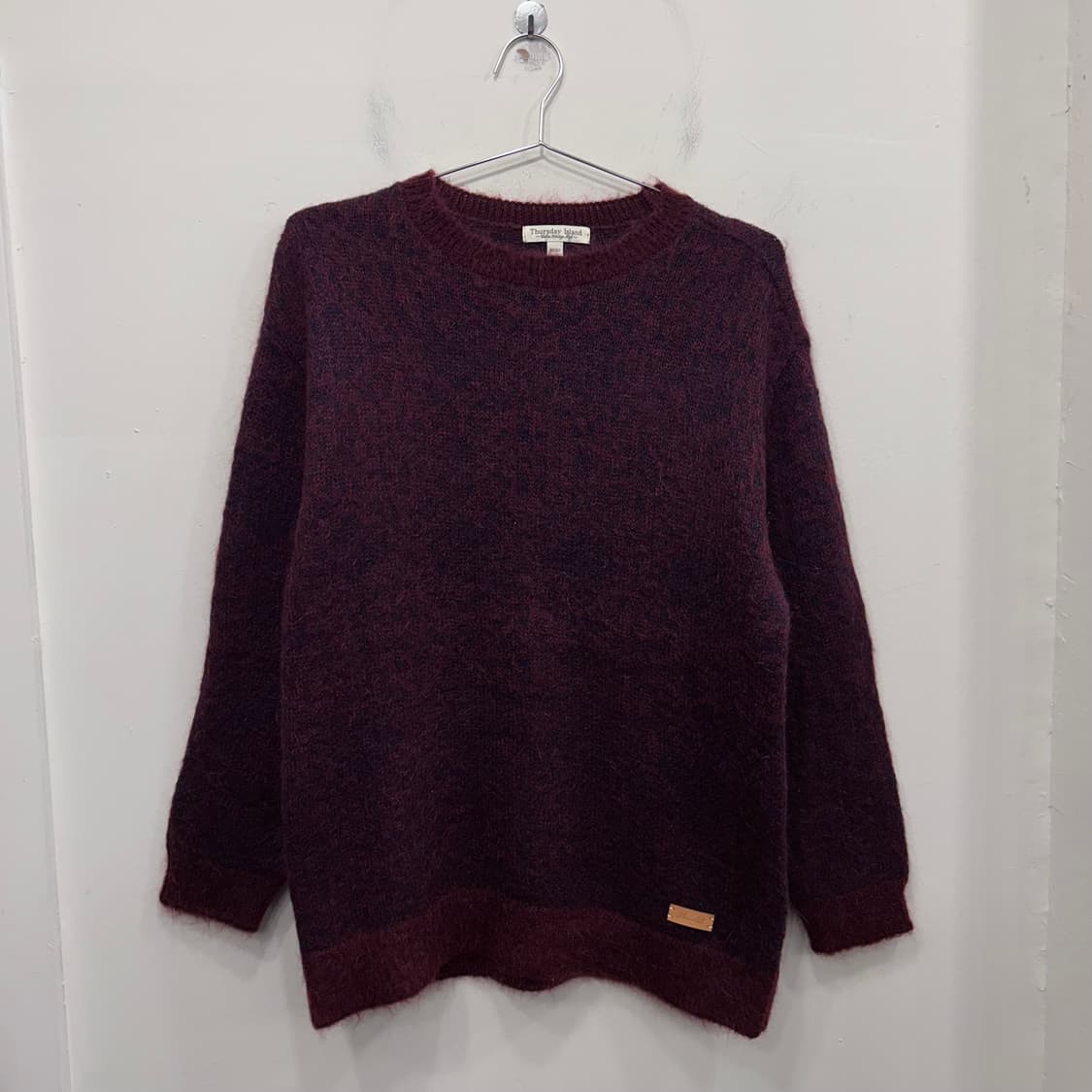 써스데이 아일랜드 울부클 패턴 니트 상품이미지2