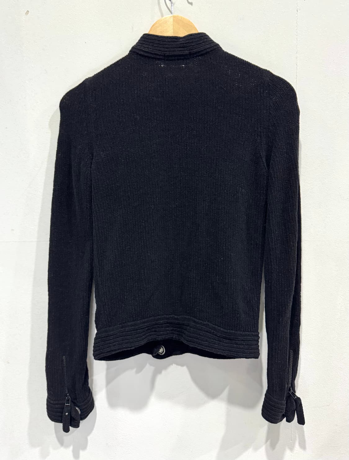 버버리 런던 블루라벨 블랙 집업 자켓 38 정품 상품이미지2