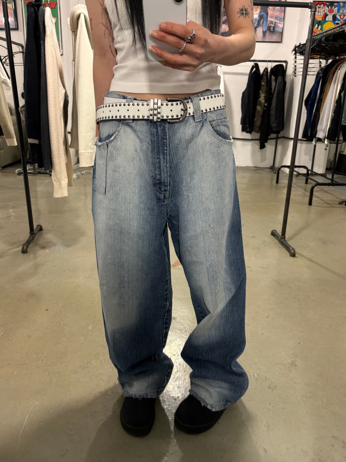 빈티지 데님팬츠 상품이미지1