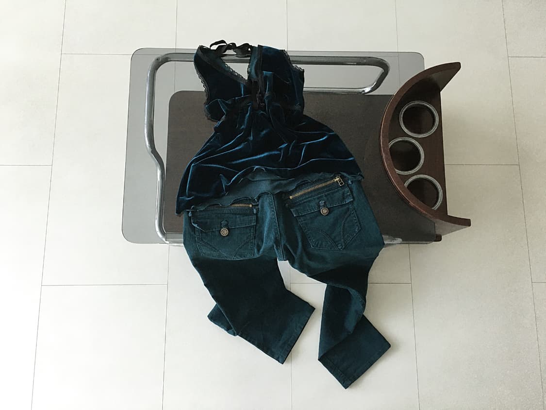 velvet ribbon top 상품이미지7