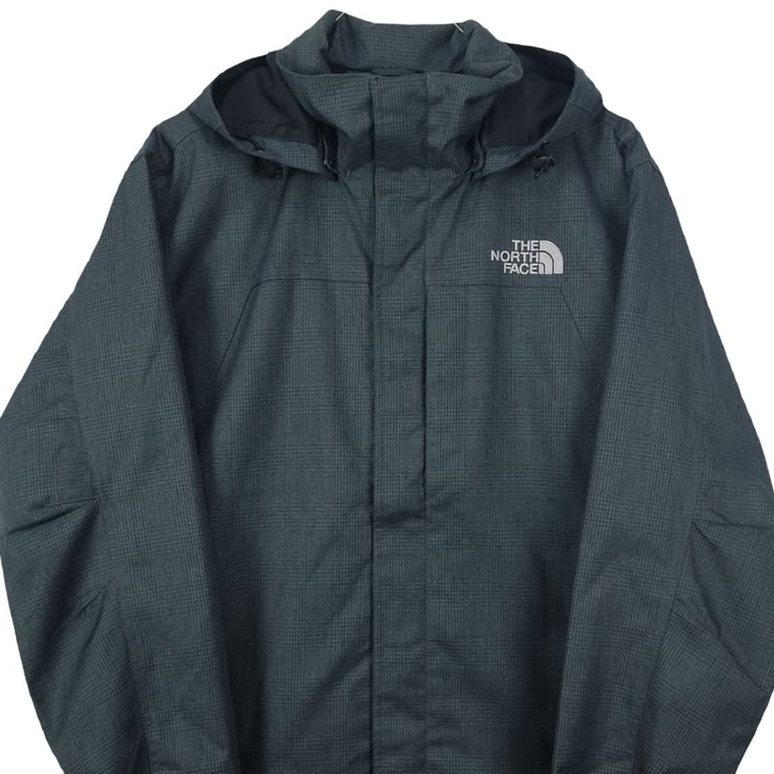 [노스페이스] 로고 자수 체크 패턴 후드 바람막이 자켓 M18751 상품이미지4