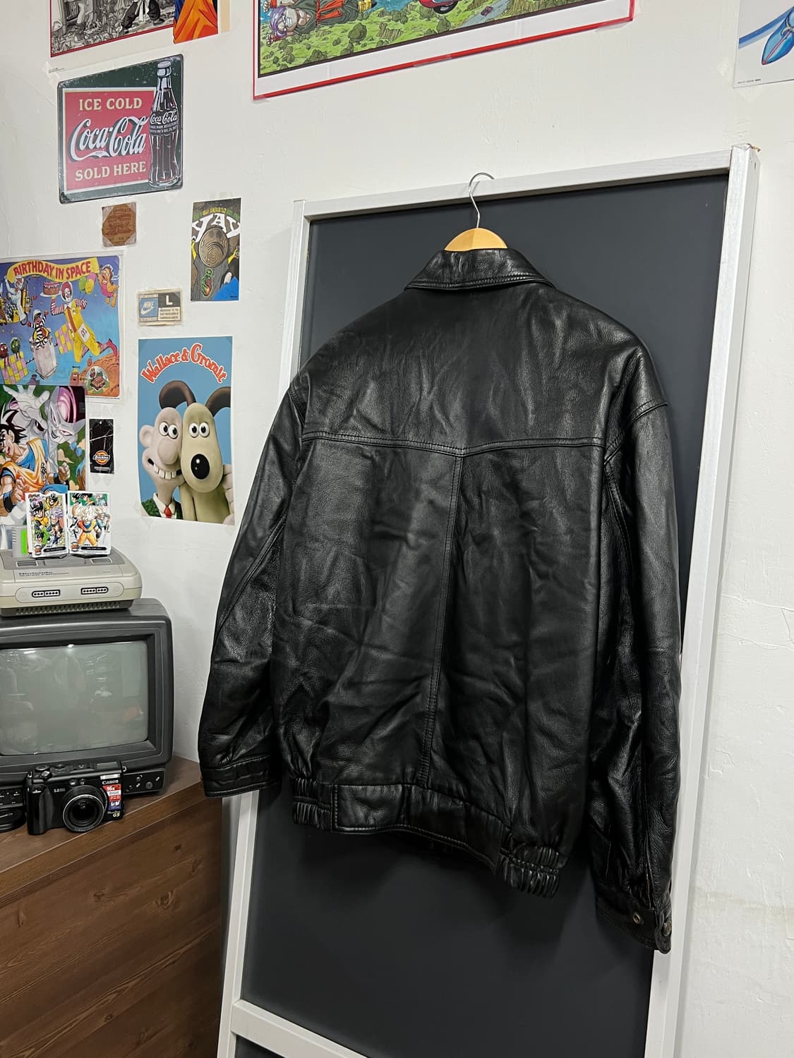 Vintage 오리지널 빈티지 양가죽 봄버 레더 자켓 상품이미지7