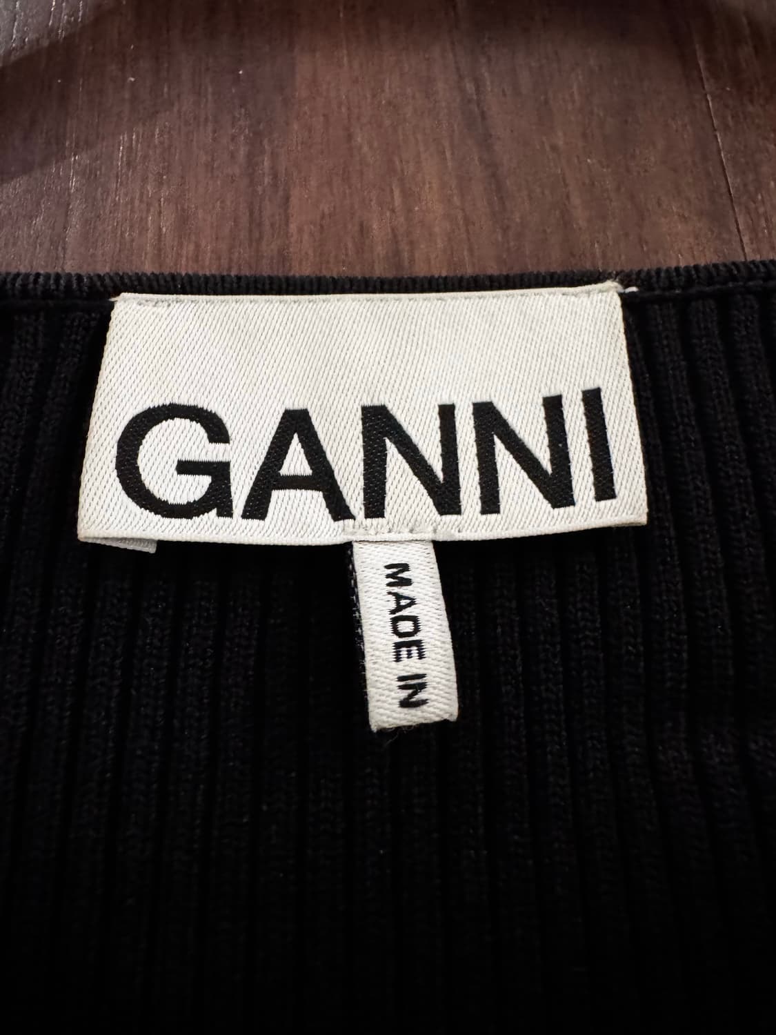 GANNI 가니 딥브이넥 맥시 롱 원피스 상품이미지3