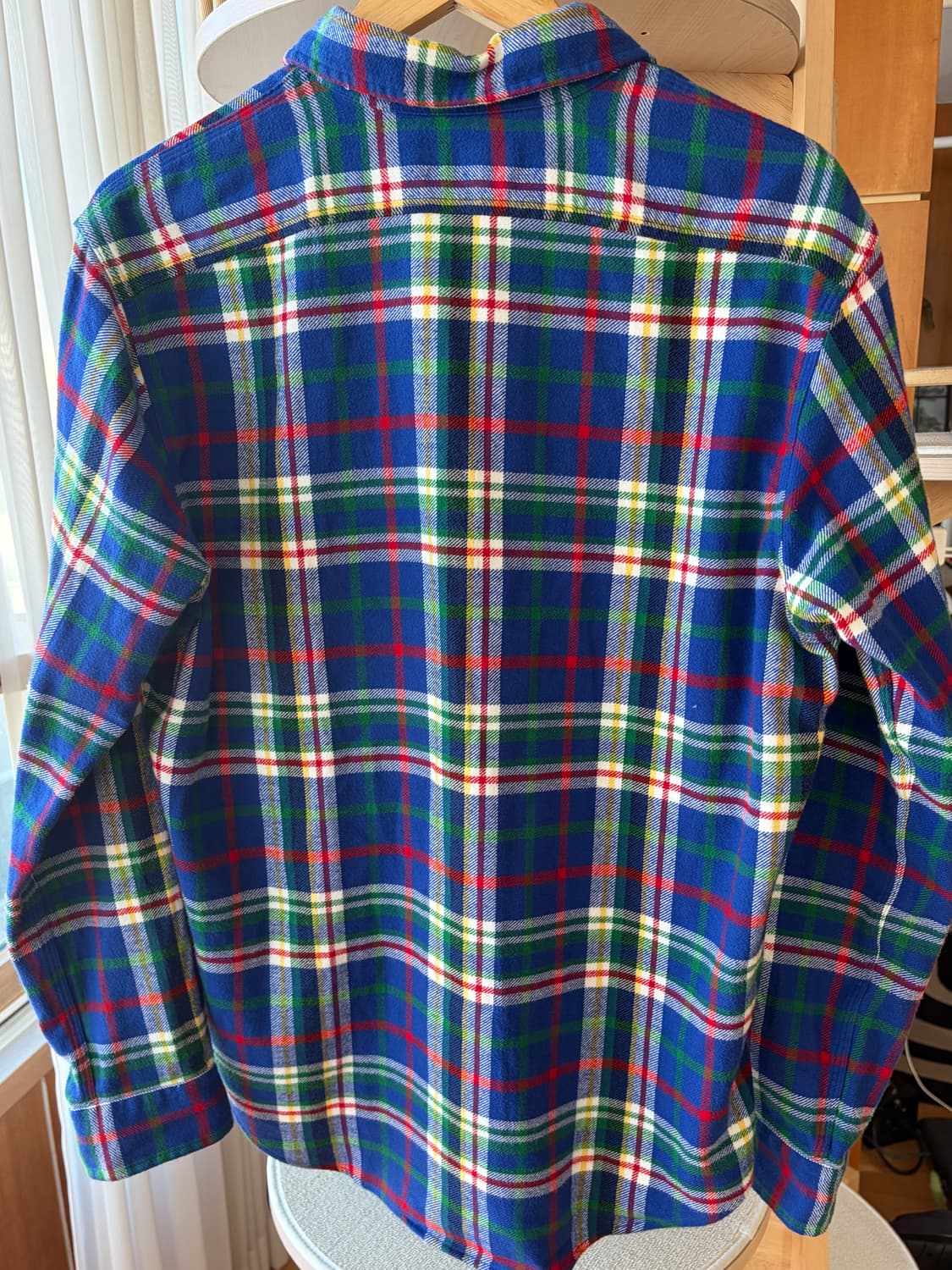 폴로 랄프로렌 클래식핏 플래드 플란넬 워크셔츠 상품이미지4