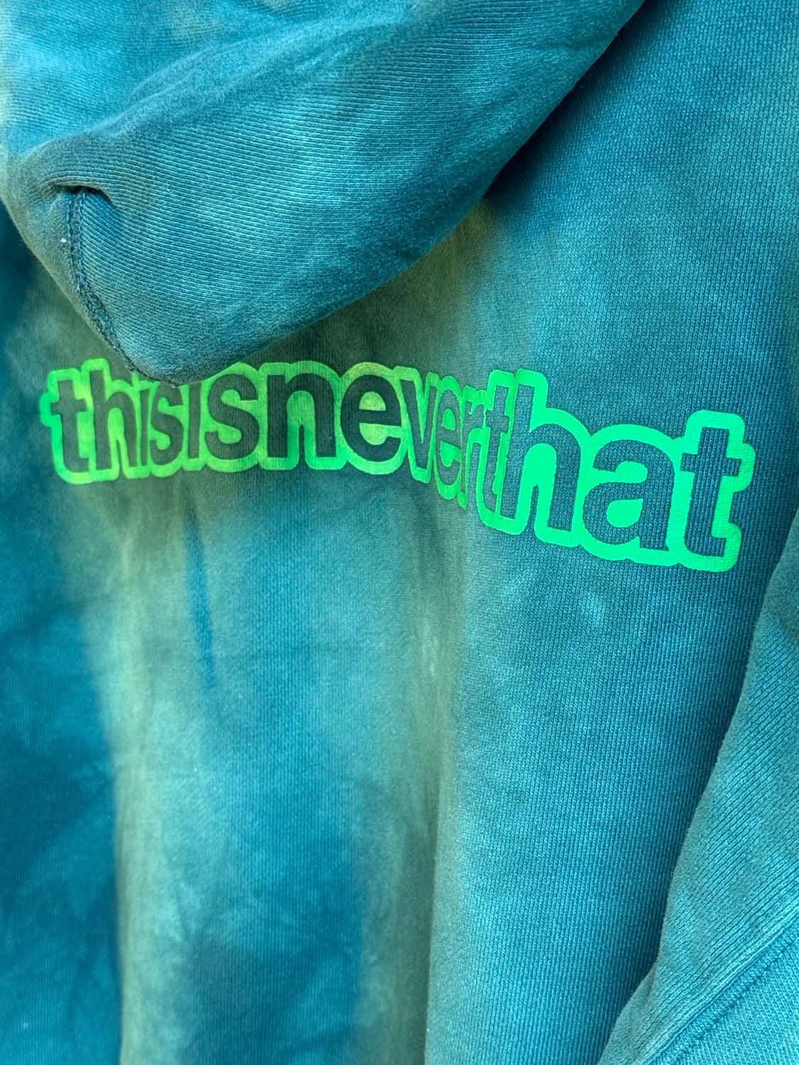 디스이스네버댓 타이다이 워싱 후드티 L 상품이미지3