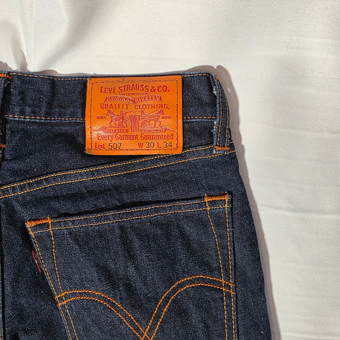 [W30L34]리바이스 JPN 507 데님팬츠 상품이미지6