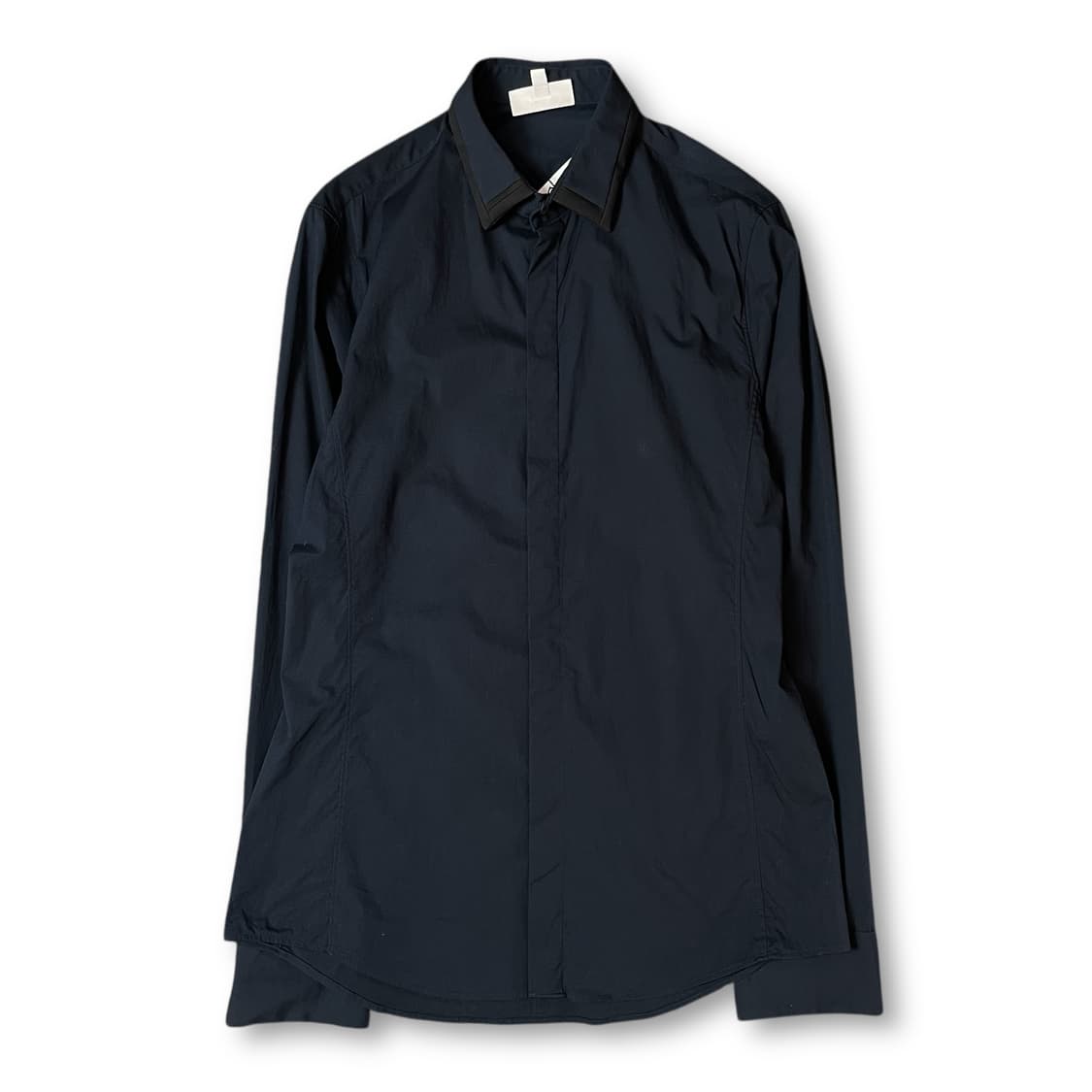 캘빈클라인 네이비 코튼 긴팔 셔츠 S 상품이미지1