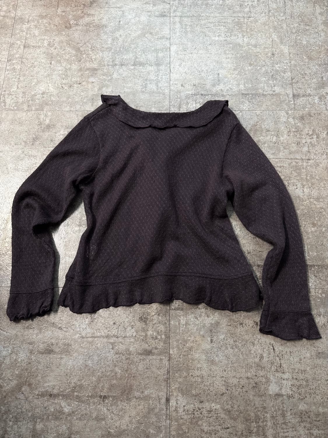 로사체리 러플 디테일 가디건 슬리브리스 2pcs SET 상품이미지8