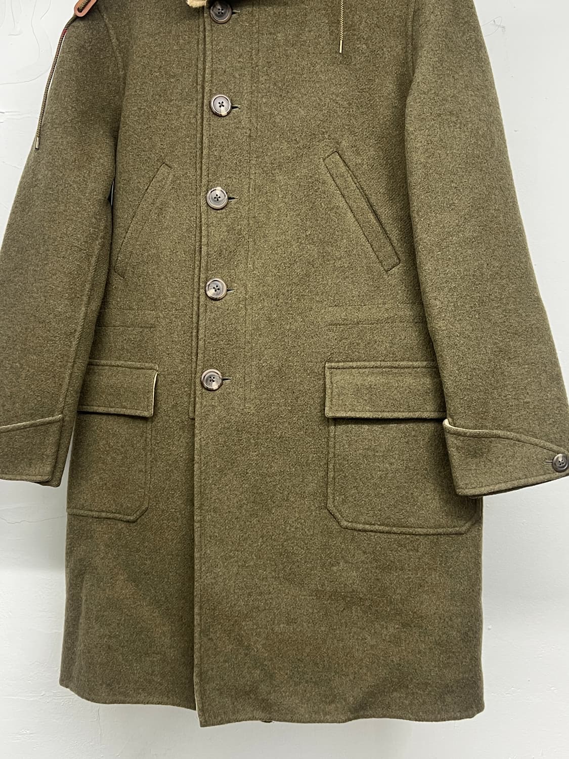 폴로 랄프로렌 울 후드 코트 상품이미지5