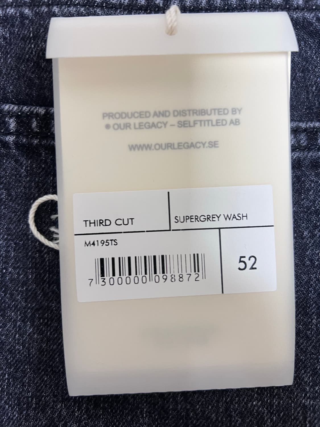 [52] 아워레가시 써드컷 슈퍼 그레이 워시 상품이미지2