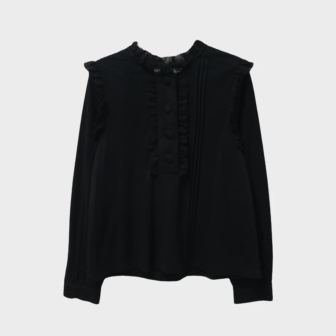 SUPREME LALA 프릴 쉬폰 블라우스 66479 상품이미지1