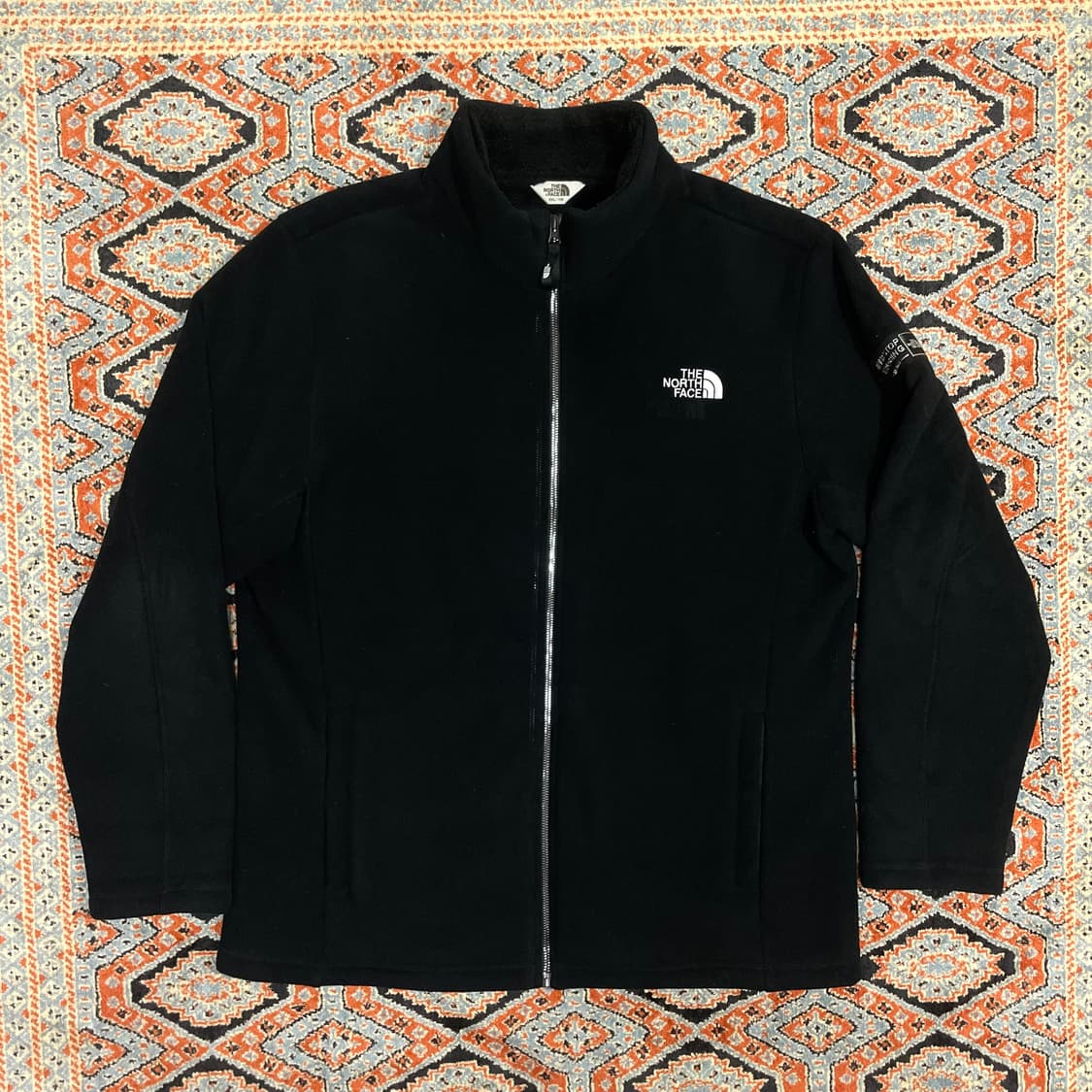 노스페이스 블랙 밍크 기모 플리스 집업 자켓 남성100 상품이미지1