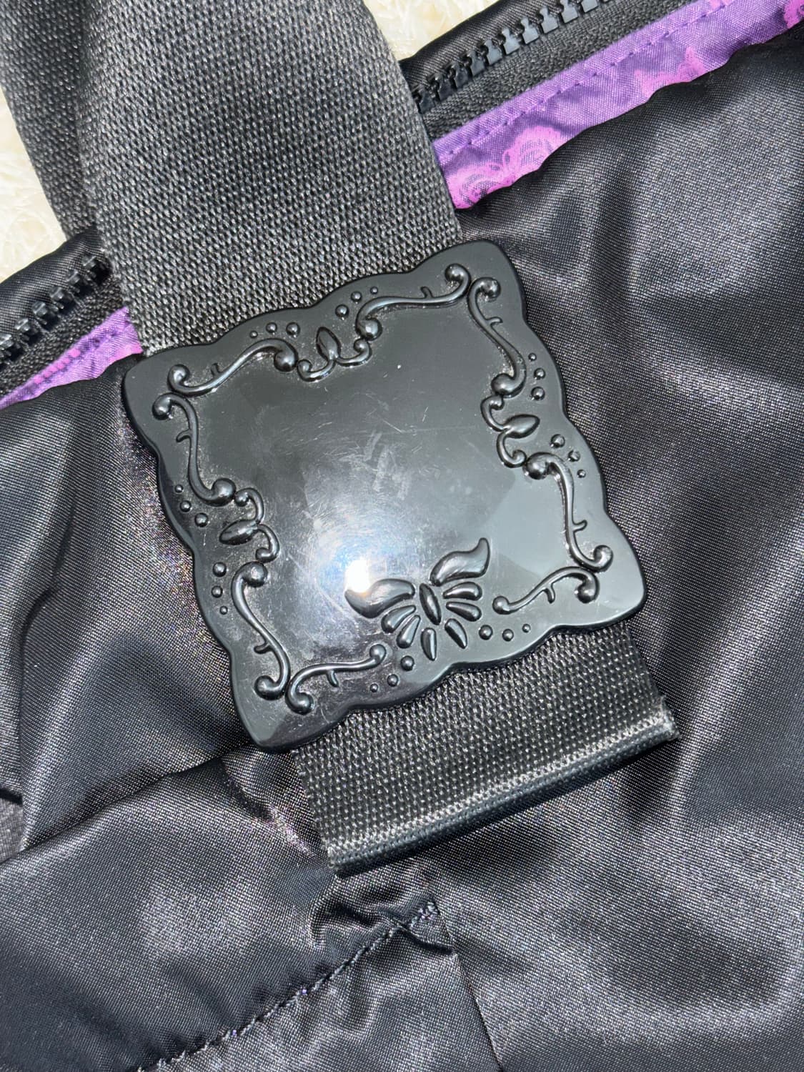 ANNASUI 안나수이 무광 블랙 미니 오리엔탈 고스고딕 숄더백 상품이미지3