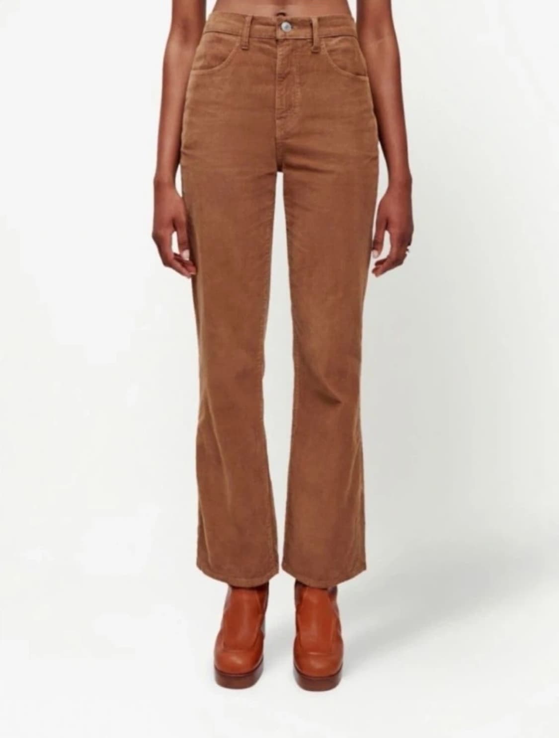 (27) RE/DONE 리던 코듀로이 브라운 팬츠 상품이미지1