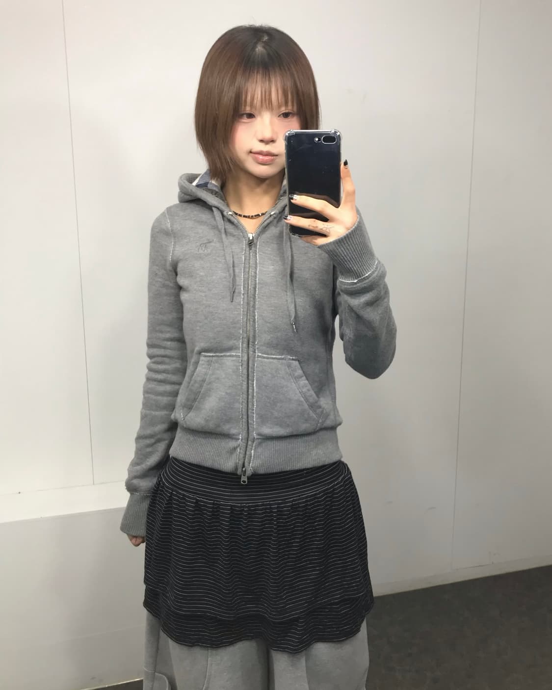 아베크롬비 체크 투웨이 후드집업  상품이미지4