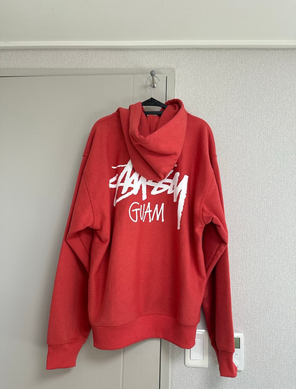 스투시 괌 레드 후드 급처 상품이미지3