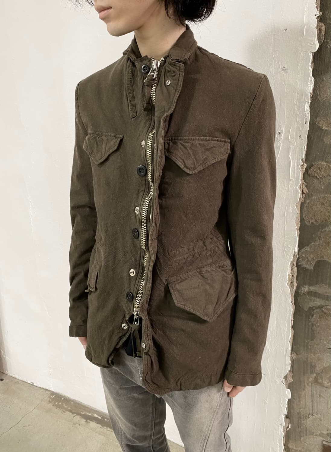 꼼데가르송 옴므 주름 가공 자켓 상품이미지2