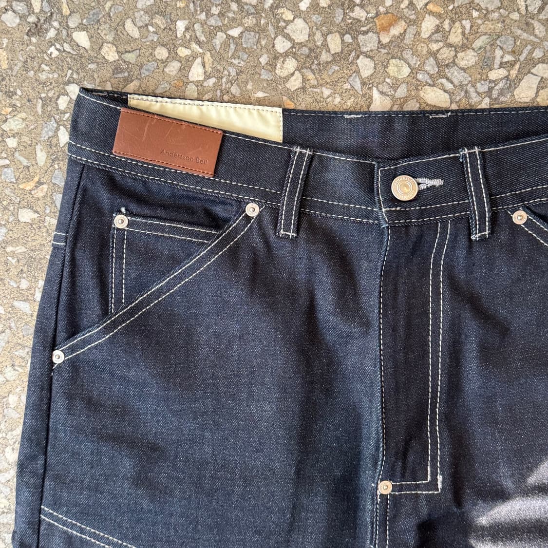 앤더슨벨 지퍼 와이드 레그 진 29 상품이미지4