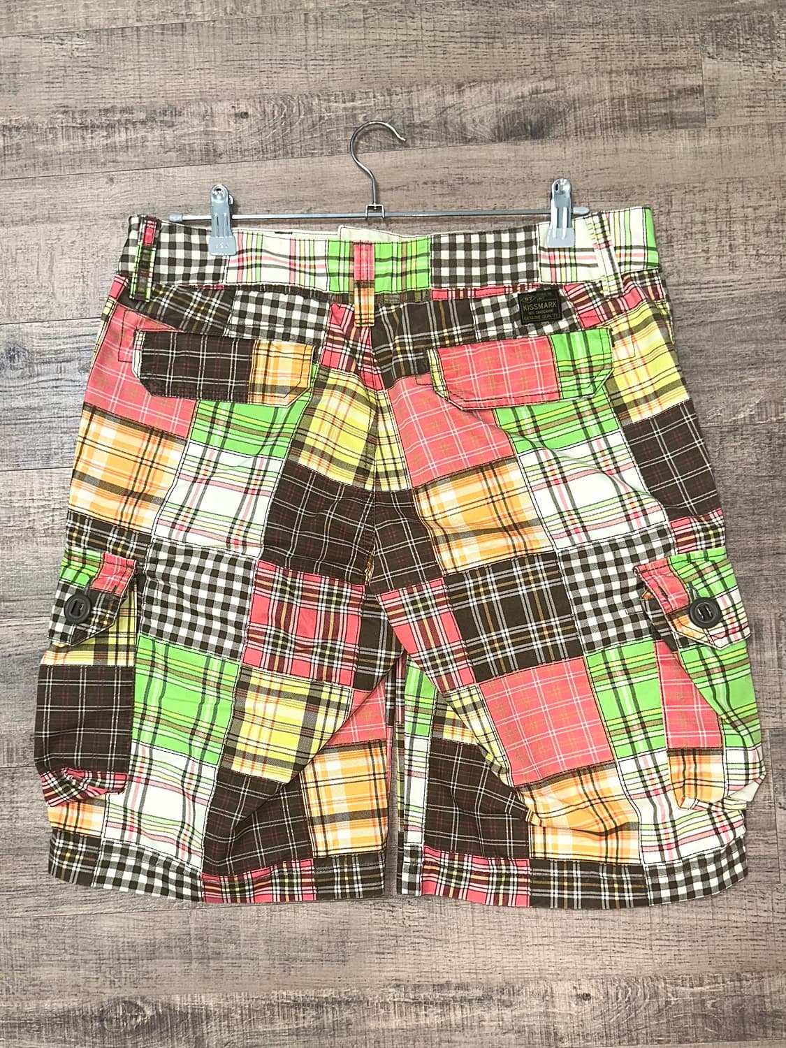 패치워크 포켓 카고 쇼츠 반바지 상품이미지2