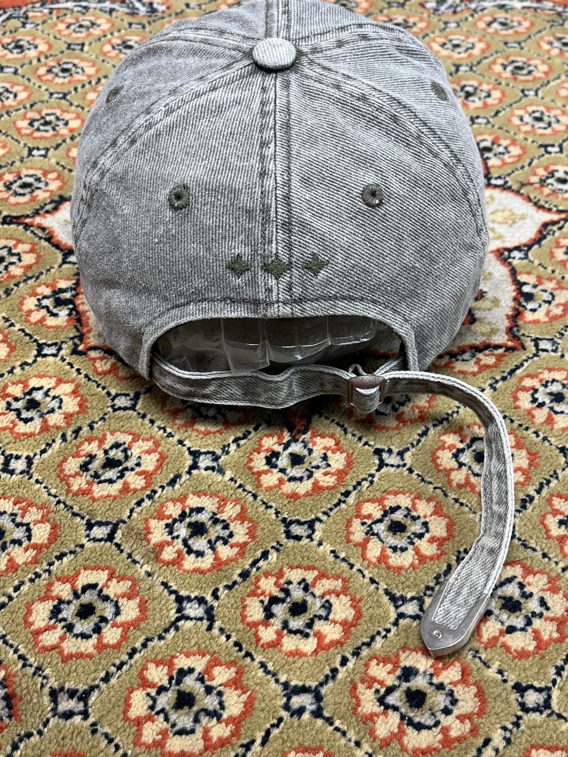 [FREE] 벨리에 빈티지 그레이 데님 볼캡 상품이미지2