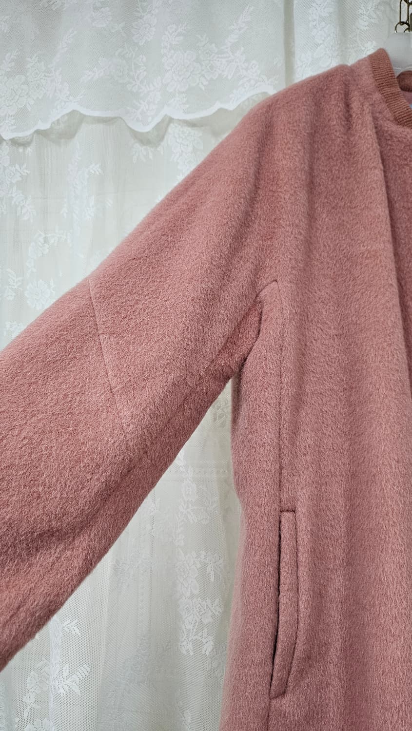 피치색상  알파카 코트 상품이미지4