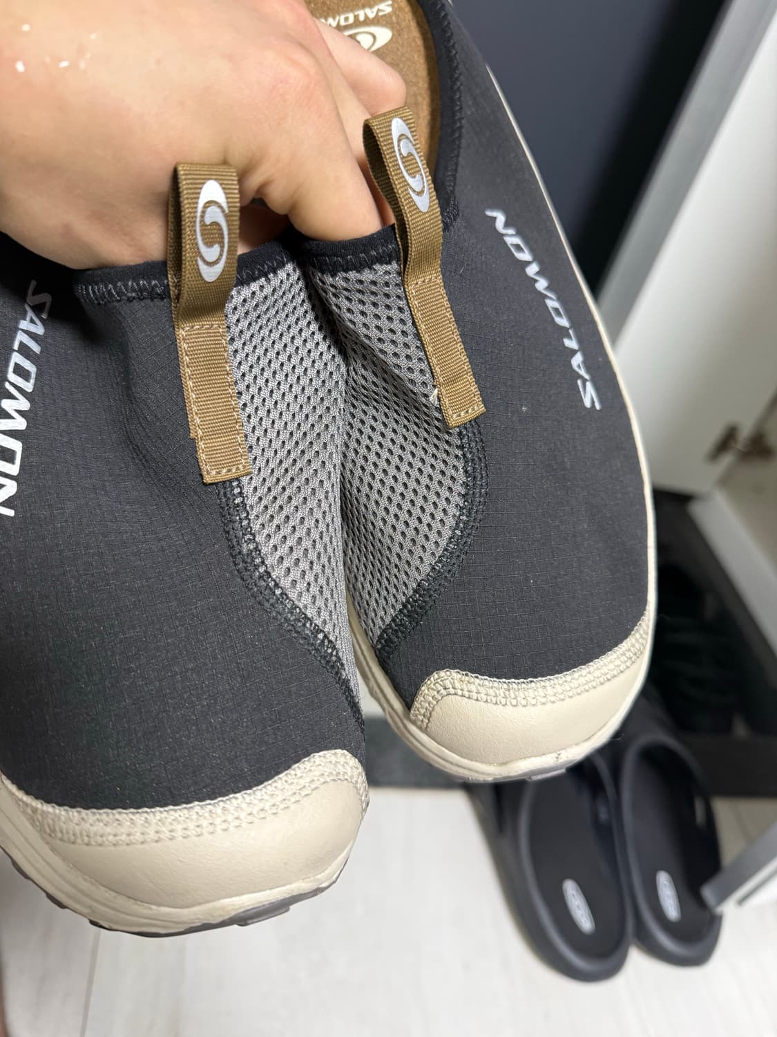 살로몬 슬라이드 3.0 블랙 플럼 키튼 290 상품이미지3