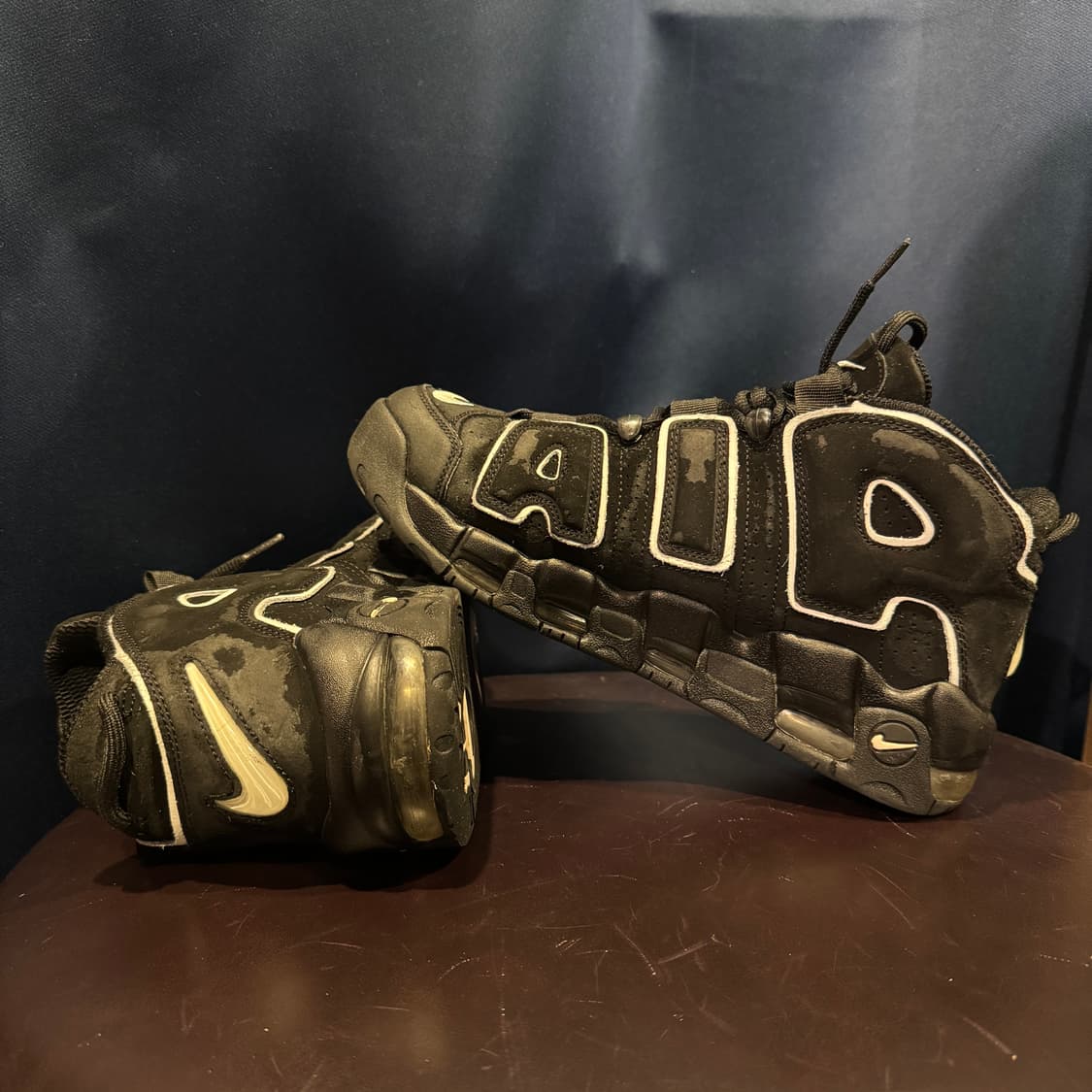 NIKE 에어 모어 업템포 블랙 상품이미지7