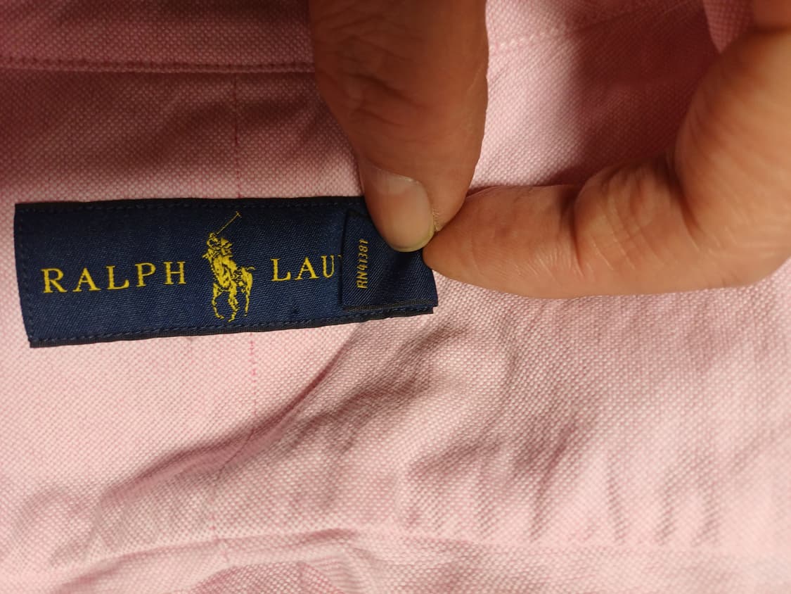 랄프로렌 핑크 옥스포드 셔츠 M / 봄셔츠 / 남녀공용 상품이미지5
