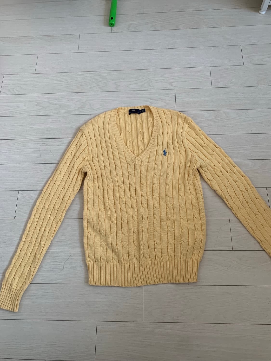 폴로 랄프로렌 빈티지 여성 브이넥 니트  상품이미지1