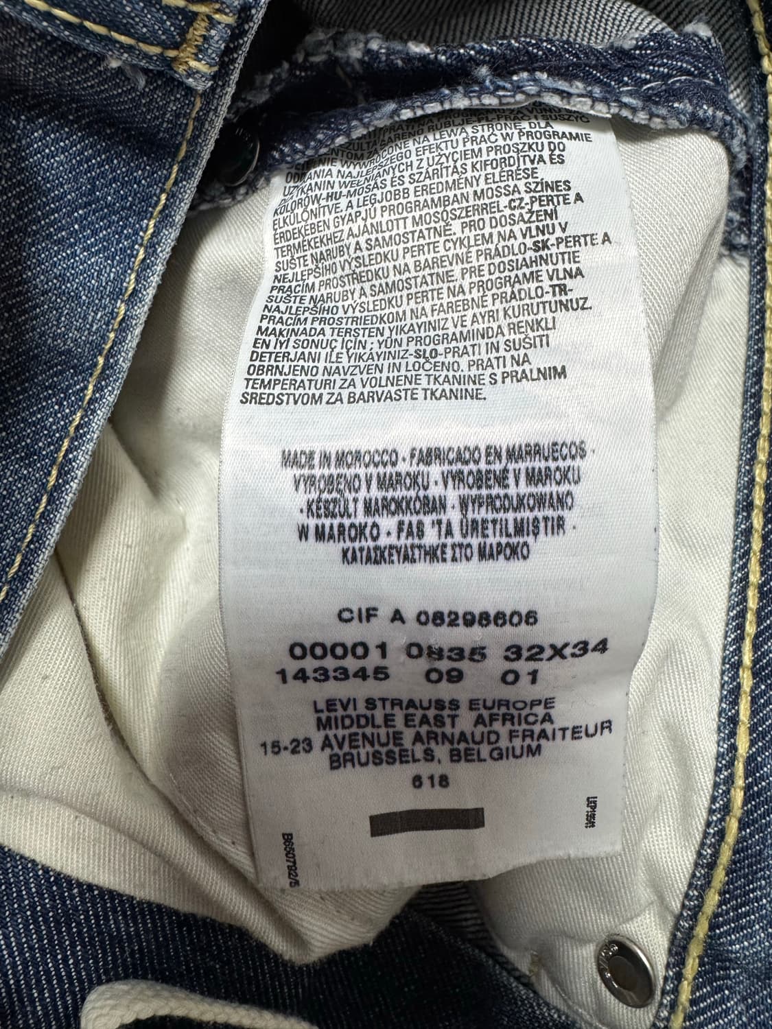 34/34) 리바이스 엔지니어드 유럽판 상품이미지4