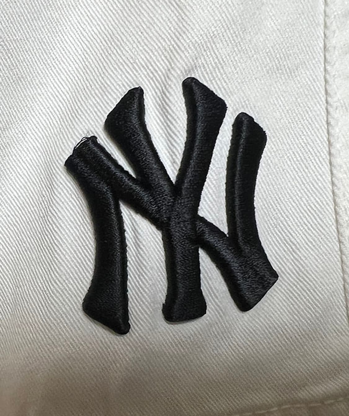 MLB 엠엘비 뉴욕양키스 베이직 코튼 밴딩 반바지 쇼츠 화이트 XL 34 상품이미지4