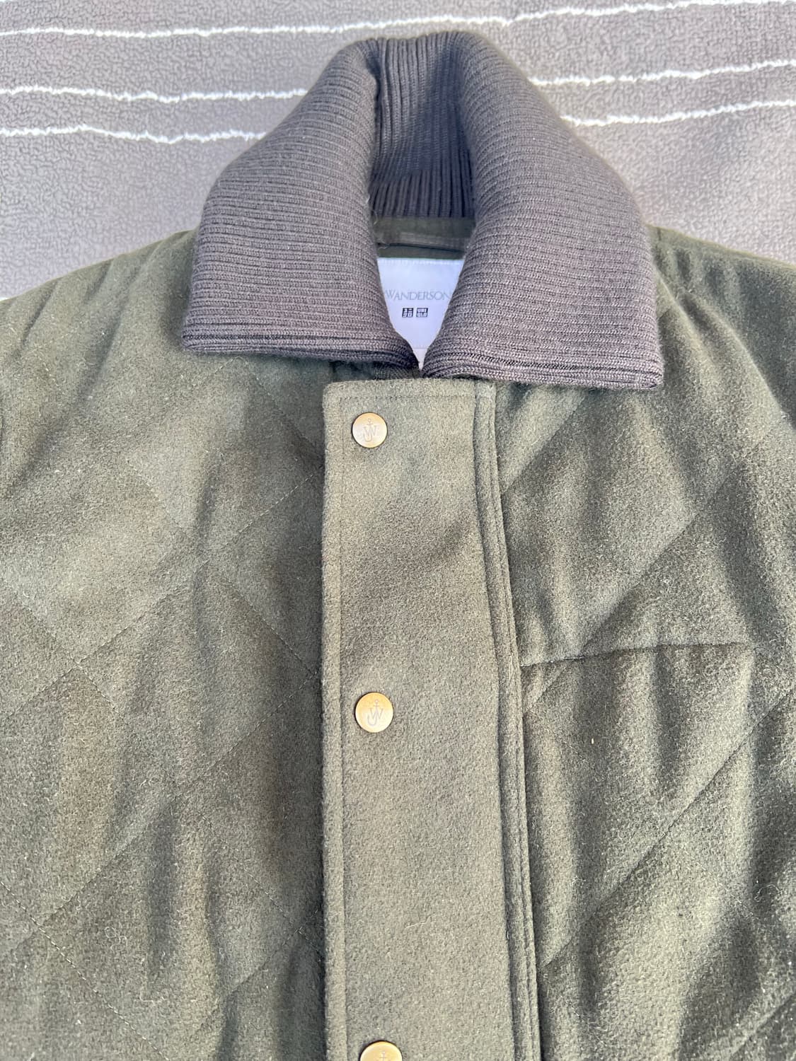 유니클로x JW앤더슨 콜라보  니트 카라 헌팅 재킷  상품이미지8