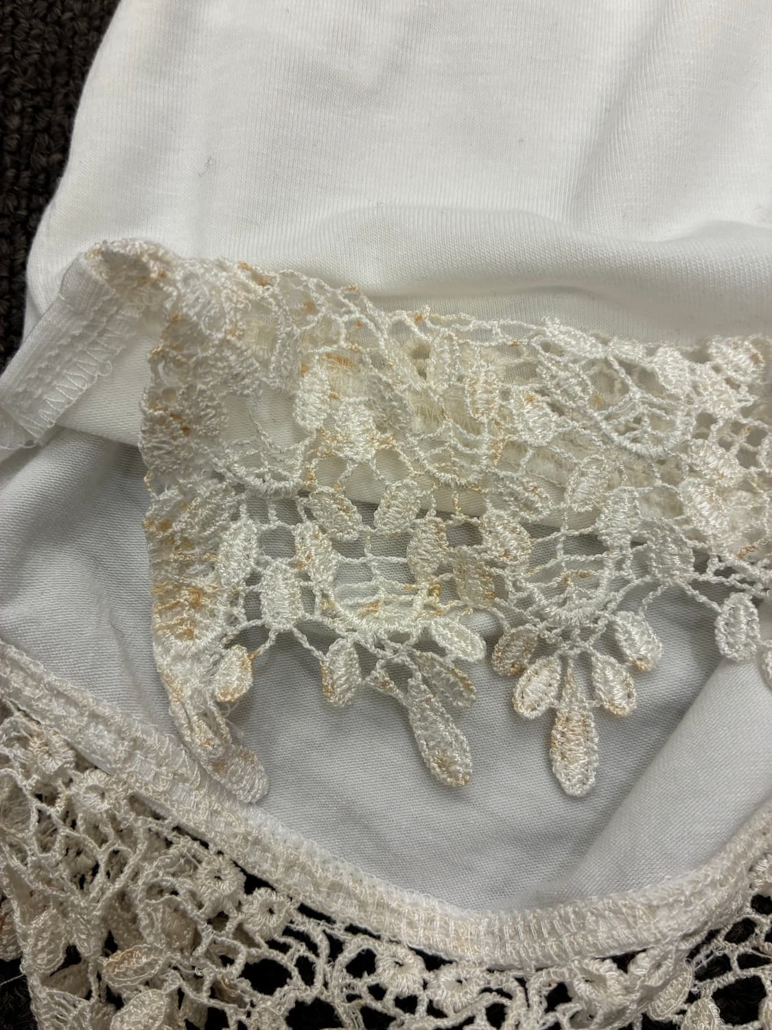 M)Japanese vintage 여성 펀칭 디테일 나시(이염) 상품이미지6