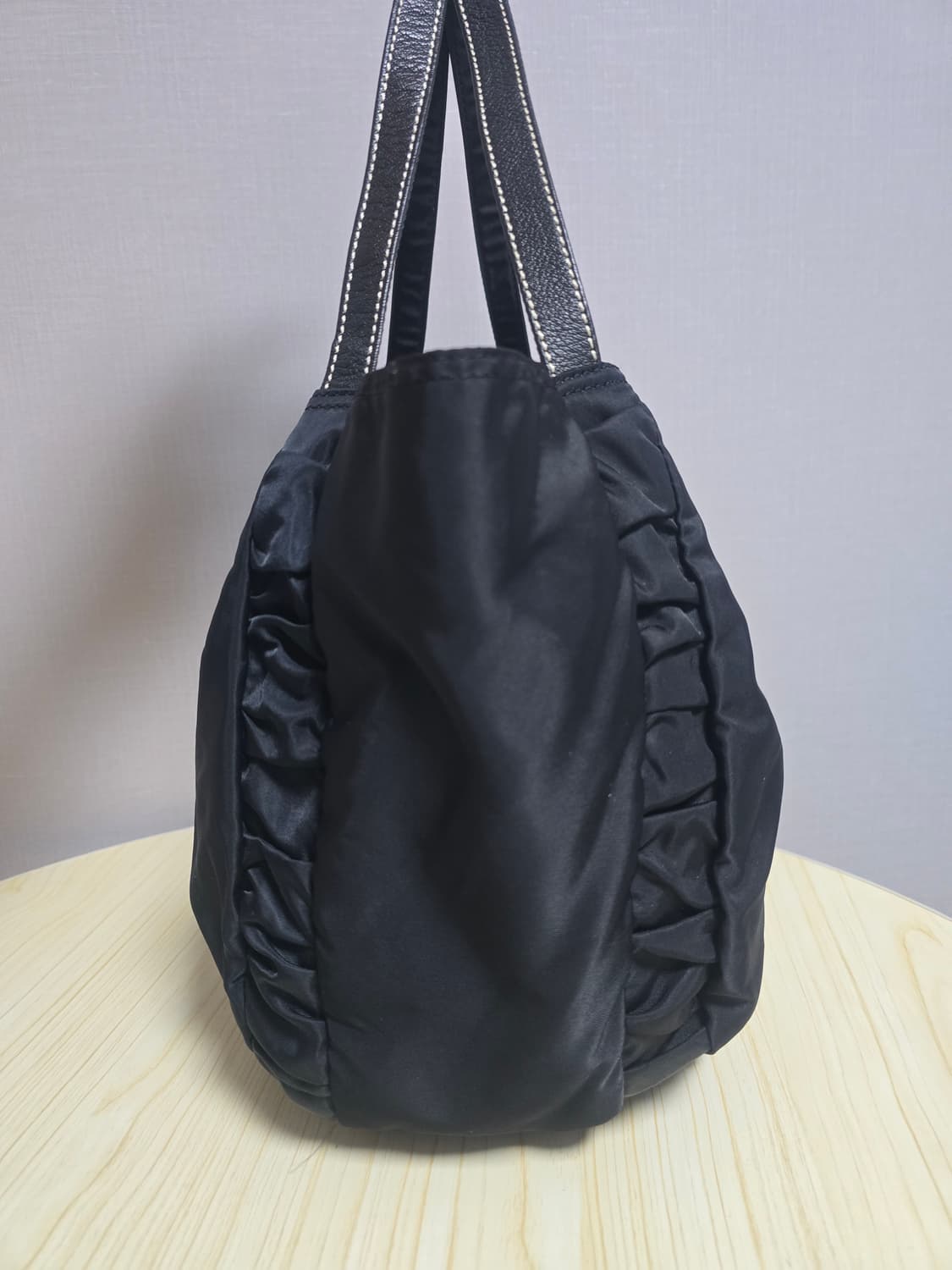 Y'saccs by Yohji Yamamoto 셔링 토트백  상품이미지3