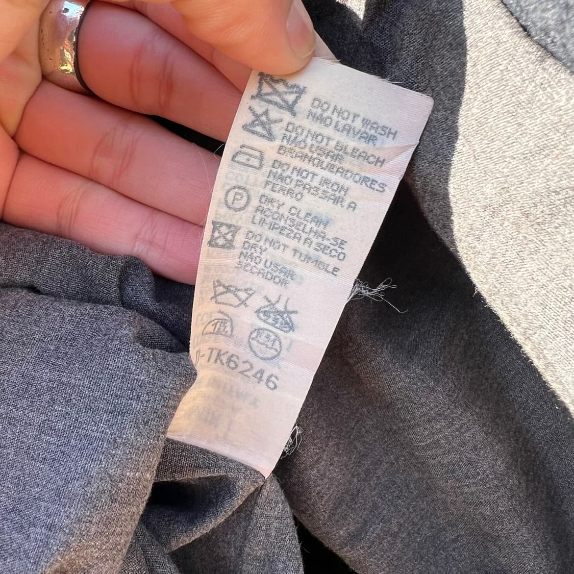 Early 90’s Armani Jeans 벨벳 3버튼 자켓 상품이미지10