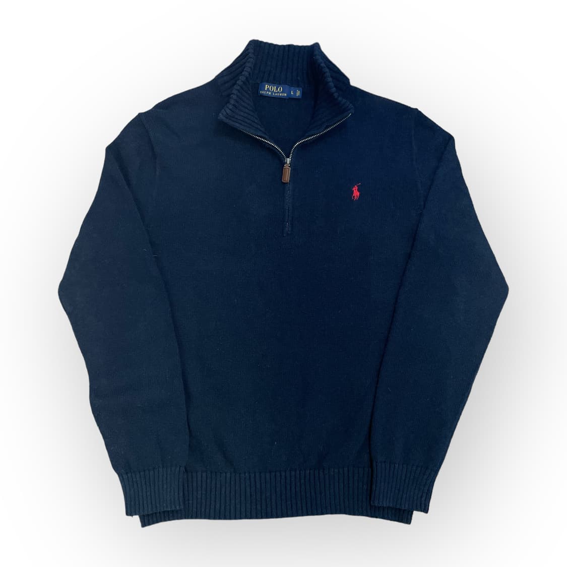 L)폴로 랄프로렌 하프집업 코튼니트 상품이미지1