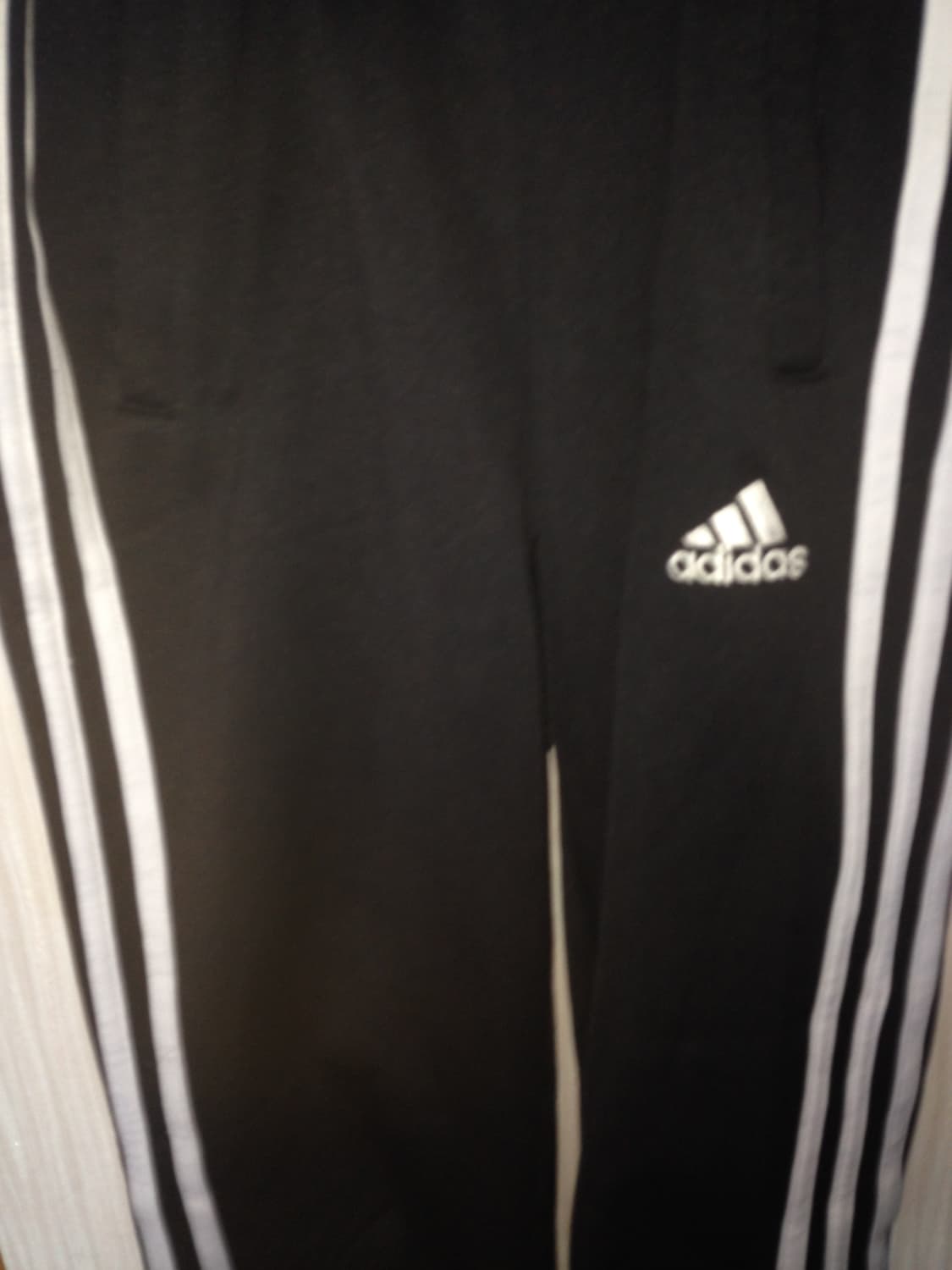 Adidas 기모츄리닝 블랙 하의 상품이미지2