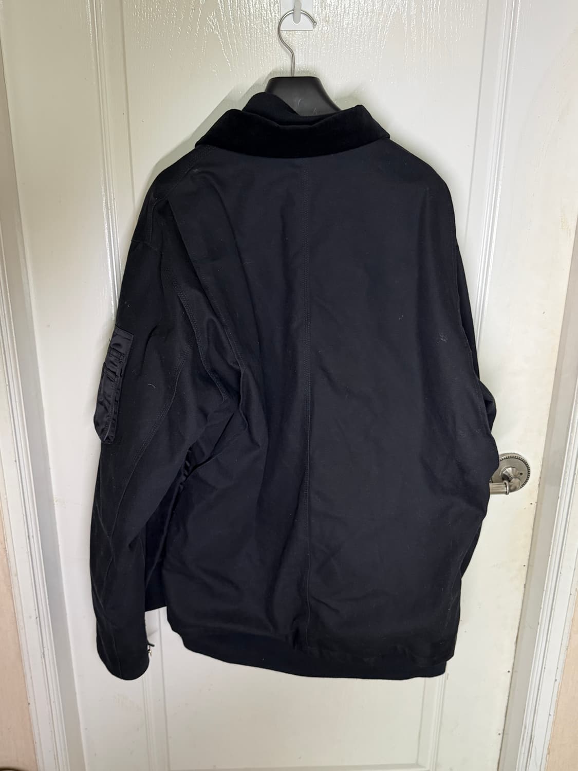 [4] 사카이 x 칼하트 WIP 캔버스 MA-1 자켓 미시간 블랙 상품이미지3