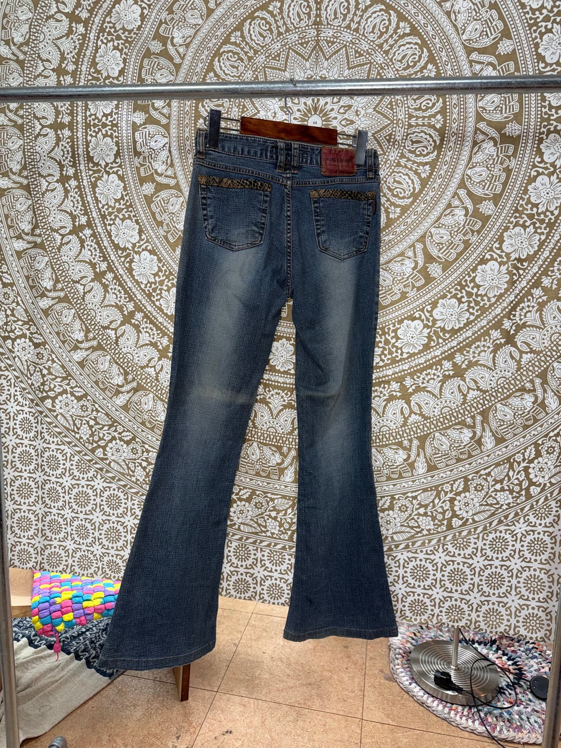 빈티지 여성 디테일 부츠컷 데님팬츠 상품이미지6