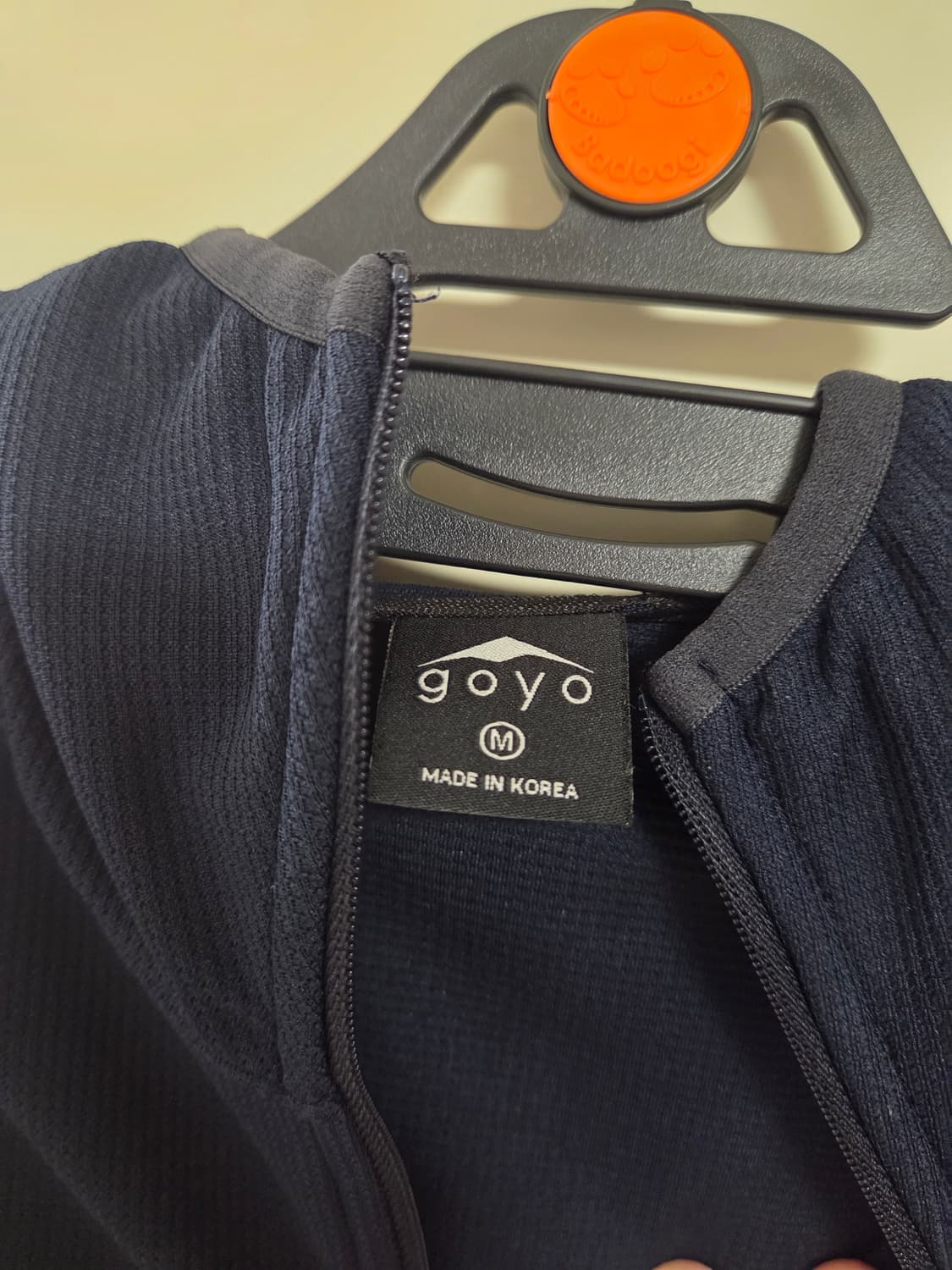 고요웨어 와플 반집업후드 네이비 M 상품이미지3